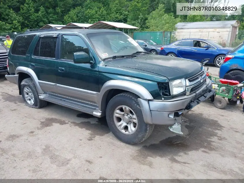 2001 Toyota 4Runner Limited V6 VIN: JT3HN87R010348829 Lot: 42579598