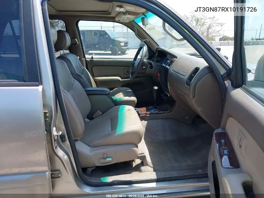 2001 Toyota 4Runner Limited V6 VIN: JT3GN87RX10191726 Lot: 42615873