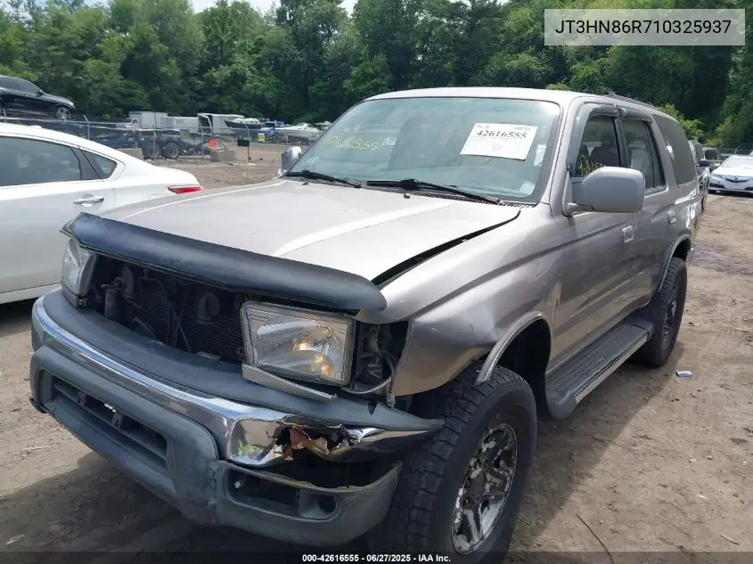 2001 Toyota 4Runner Sr5 V6 VIN: JT3HN86R710325937 Lot: 42616555