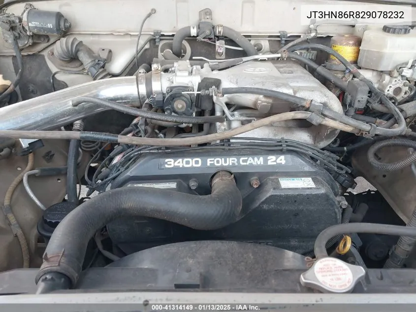 2002 Toyota 4Runner Sr5 V6 VIN: JT3HN86R829078232 Lot: 41314149