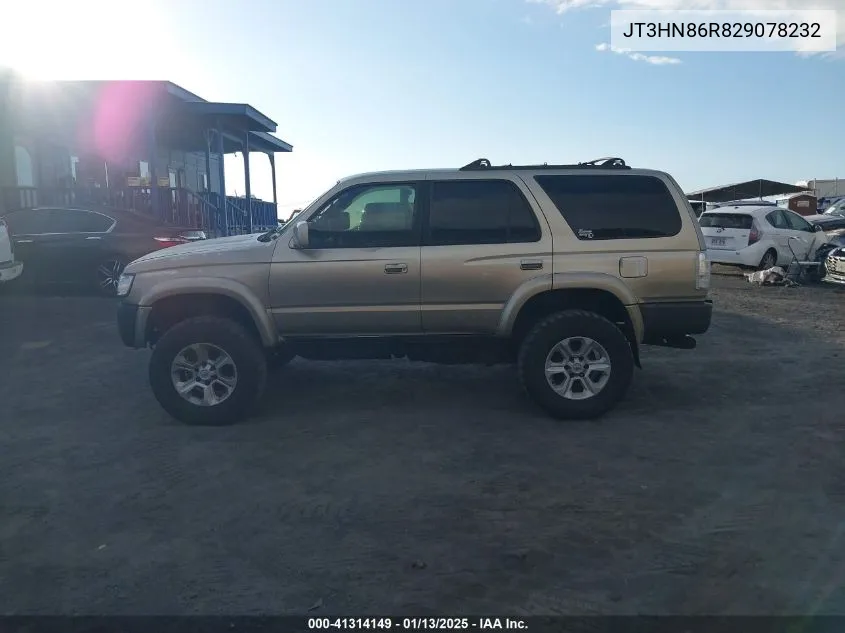 2002 Toyota 4Runner Sr5 V6 VIN: JT3HN86R829078232 Lot: 41314149