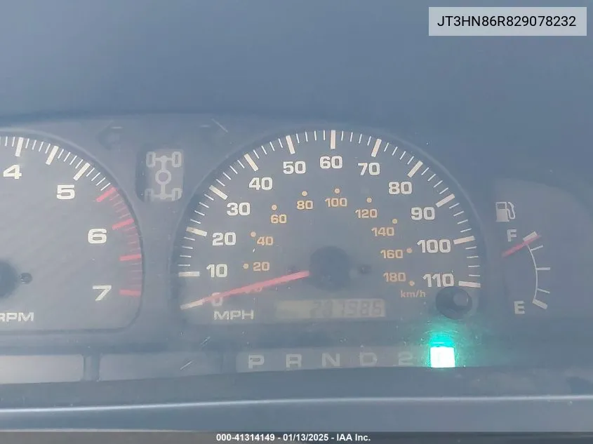 2002 Toyota 4Runner Sr5 V6 VIN: JT3HN86R829078232 Lot: 41314149