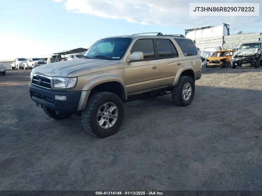 2002 Toyota 4Runner Sr5 V6 VIN: JT3HN86R829078232 Lot: 41314149