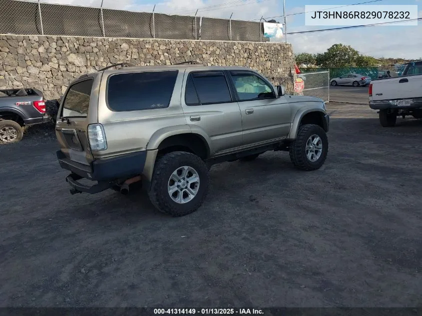 2002 Toyota 4Runner Sr5 V6 VIN: JT3HN86R829078232 Lot: 41314149