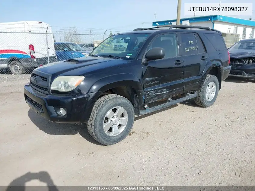 2007 Toyota 4Runner Sr5/Sport VIN: JTEBU14RX78098327 Lot: 12313153