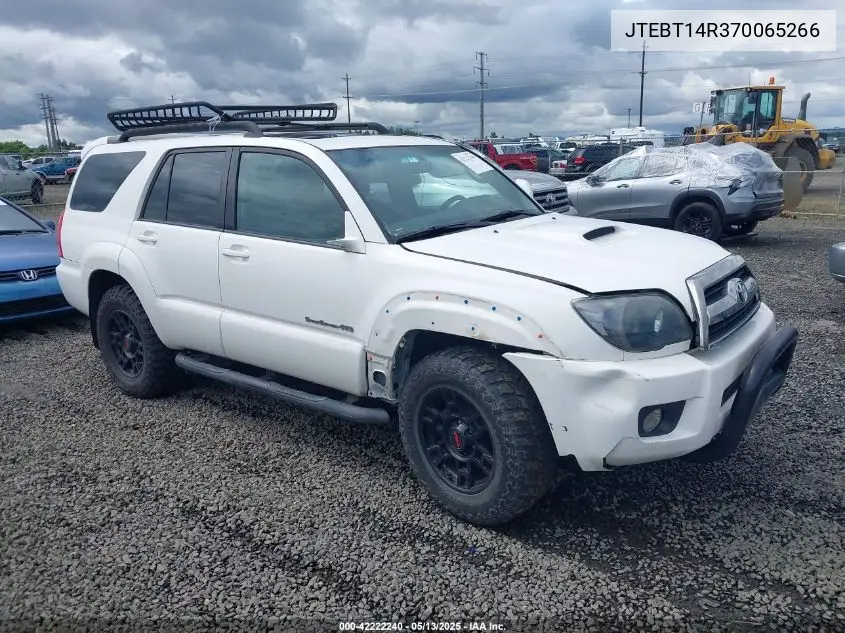 2007 Toyota 4Runner Sport V8 VIN: JTEBT14R370065266 Lot: 42222240