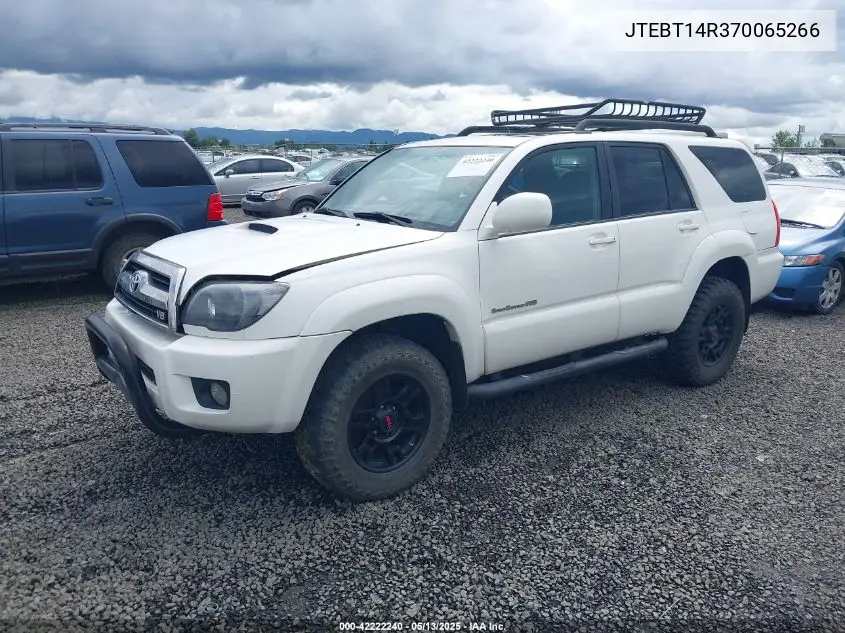 2007 Toyota 4Runner Sport V8 VIN: JTEBT14R370065266 Lot: 42222240