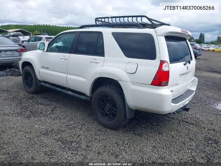 2007 Toyota 4Runner Sport V8 VIN: JTEBT14R370065266 Lot: 42222240