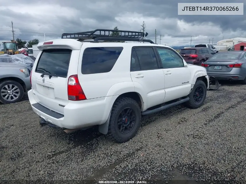 2007 Toyota 4Runner Sport V8 VIN: JTEBT14R370065266 Lot: 42222240