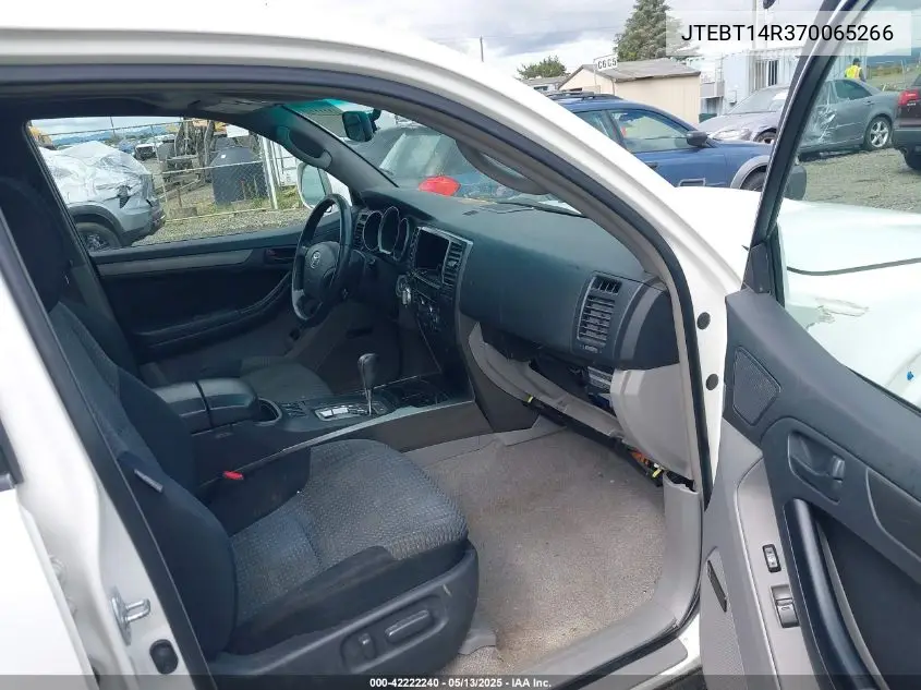 2007 Toyota 4Runner Sport V8 VIN: JTEBT14R370065266 Lot: 42222240