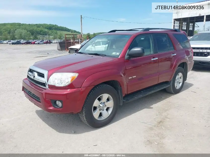 jtebu14r08k009336 JTEBU14R08K009336 2008 Toyota 4Runner Sr5