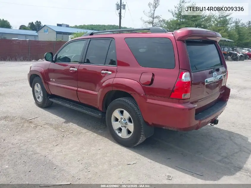 jtebu14r08k009336 JTEBU14R08K009336 2008 Toyota 4Runner Sr5
