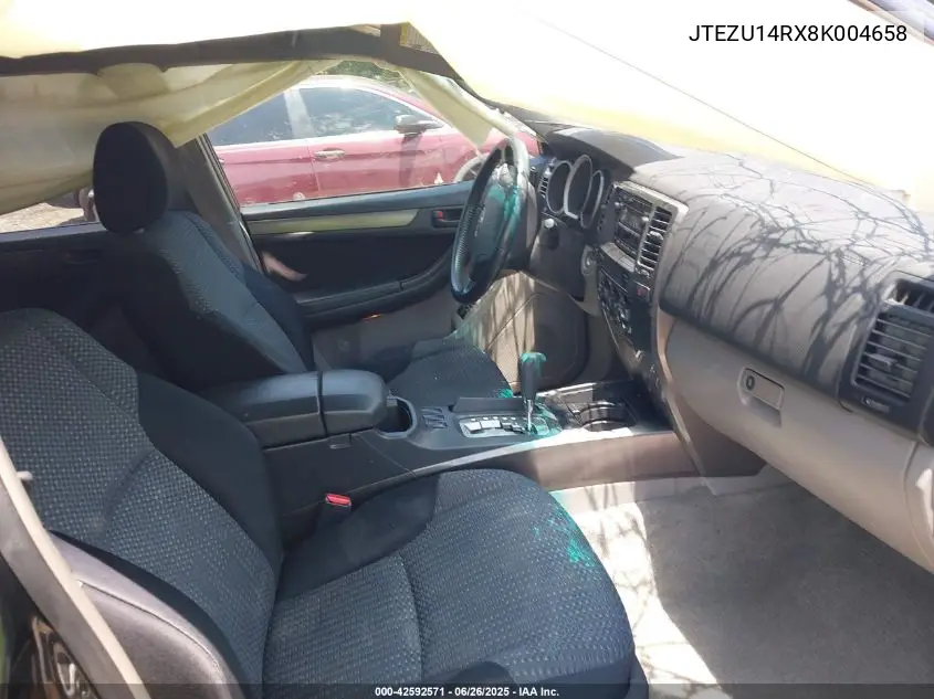 2008 Toyota 4Runner Sport V6 VIN: JTEZU14RX8K004658 Lot: 42592571