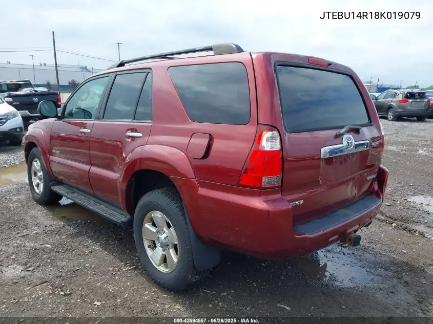 2008 Toyota 4Runner Sr5 V6 VIN: JTEBU14R18K019079 Lot: 42594557