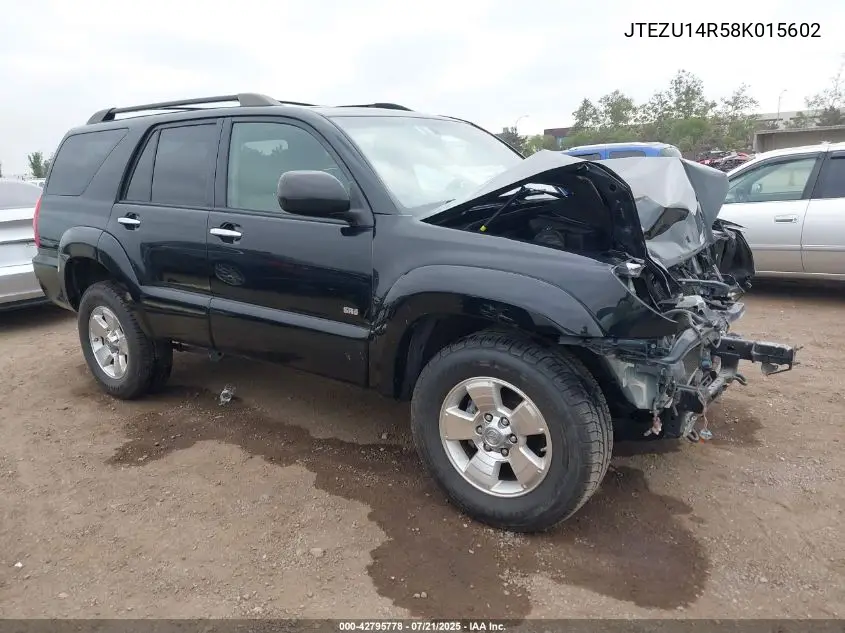 2008 Toyota 4Runner Sr5/Sport VIN: JTEZU14R58K015602 Lot: 42795778