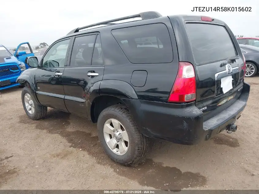 2008 Toyota 4Runner Sr5/Sport VIN: JTEZU14R58K015602 Lot: 42795778