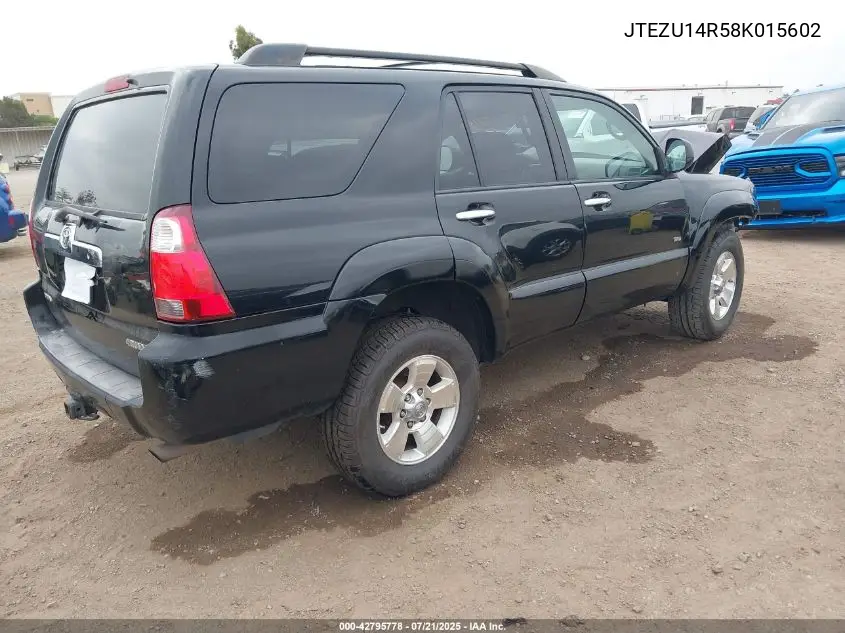 2008 Toyota 4Runner Sr5/Sport VIN: JTEZU14R58K015602 Lot: 42795778
