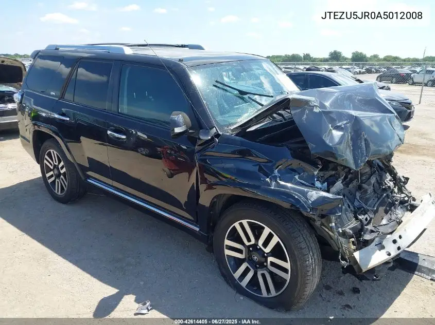 2010 Toyota 4Runner Sr5 V6 VIN: JTEZU5JR0A5012008 Lot: 42614405
