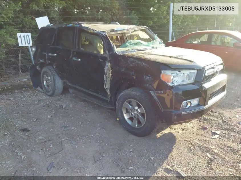 2013 Toyota 4Runner Sr5/Limited/Trail VIN: JTEBU5JRXD5133005 Lot: 42589356