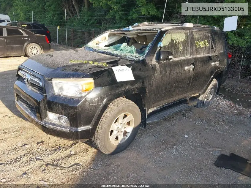 2013 Toyota 4Runner Sr5/Limited/Trail VIN: JTEBU5JRXD5133005 Lot: 42589356