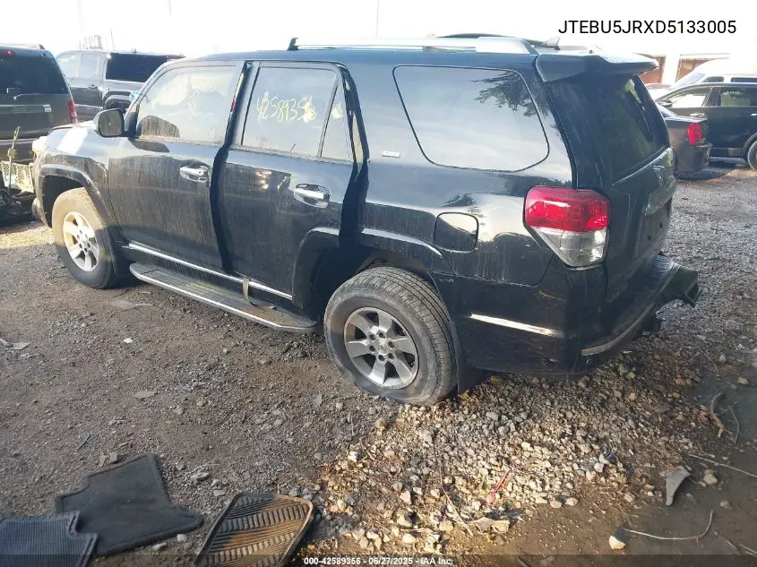 2013 Toyota 4Runner Sr5/Limited/Trail VIN: JTEBU5JRXD5133005 Lot: 42589356