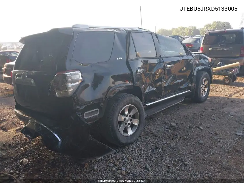 2013 Toyota 4Runner Sr5/Limited/Trail VIN: JTEBU5JRXD5133005 Lot: 42589356