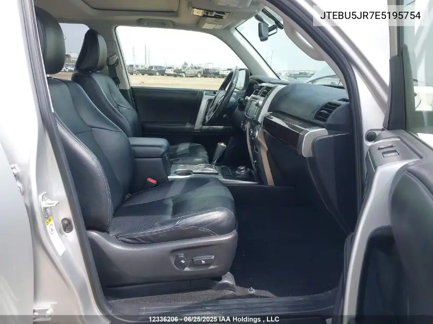 2014 Toyota 4Runner Sr5/Limited/Trail VIN: JTEBU5JR7E5195754 Lot: 12336206