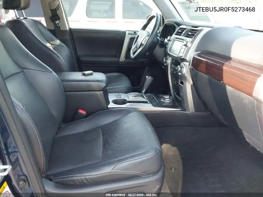 2015 Toyota 4Runner Sr5/Limited/Trail/Trd Pro VIN: JTEBU5JR0F5273468 Lot: 42600643