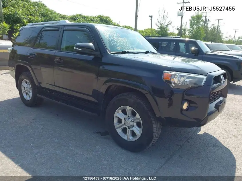 2018 Toyota 4Runner Sr5 Prem/Ltdl/Trail/Trd VIN: JTEBU5JR1J5527455 Lot: 12156459