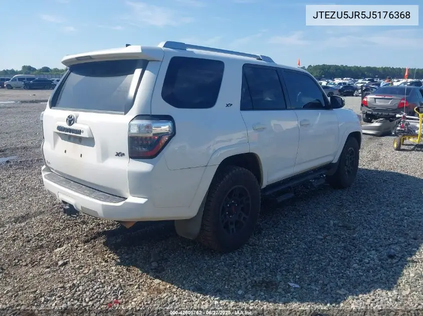 2018 Toyota 4Runner Sr5 Premium VIN: JTEZU5JR5J5176368 Lot: 42605762