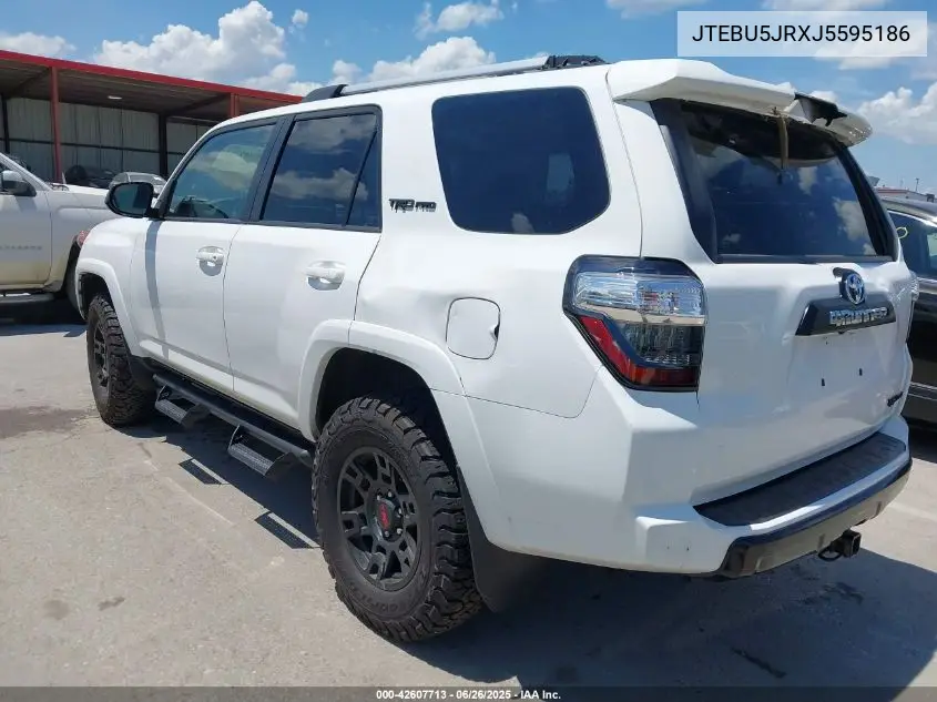 2018 Toyota 4Runner Trd Pro VIN: JTEBU5JRXJ5595186 Lot: 42607713