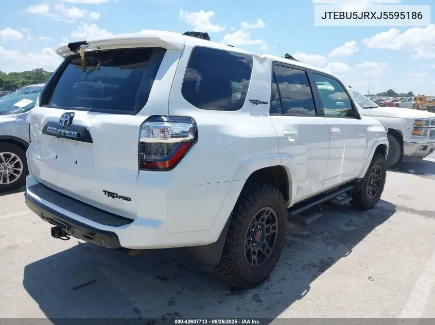 2018 Toyota 4Runner Trd Pro VIN: JTEBU5JRXJ5595186 Lot: 42607713