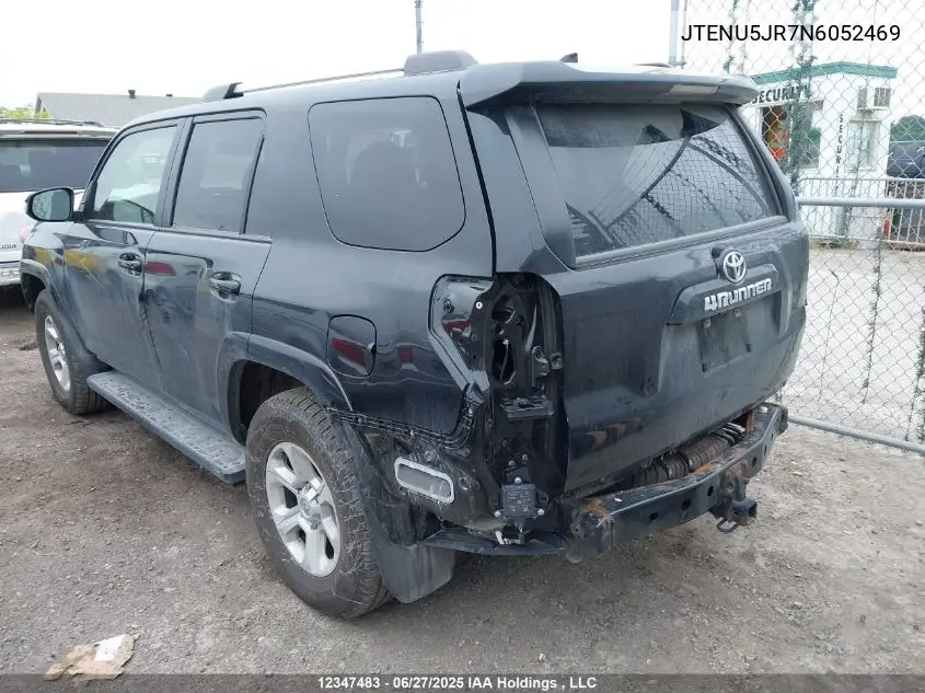 2022 Toyota 4Runner VIN: JTENU5JR7N6052469 Lot: 12347483