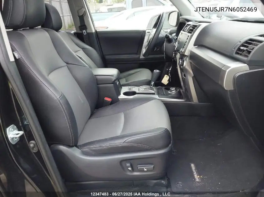 2022 Toyota 4Runner VIN: JTENU5JR7N6052469 Lot: 12347483