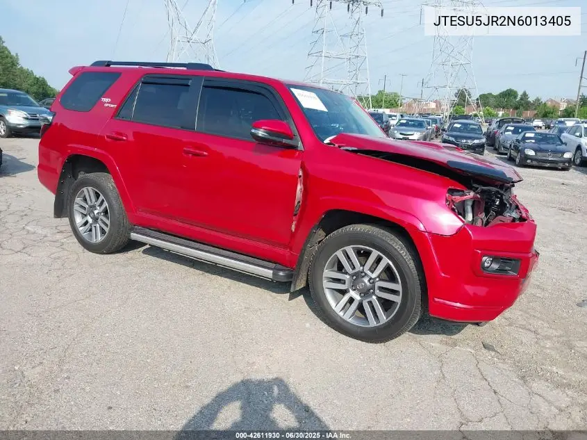 2022 Toyota 4Runner Trd Sport VIN: JTESU5JR2N6013405 Lot: 42611930