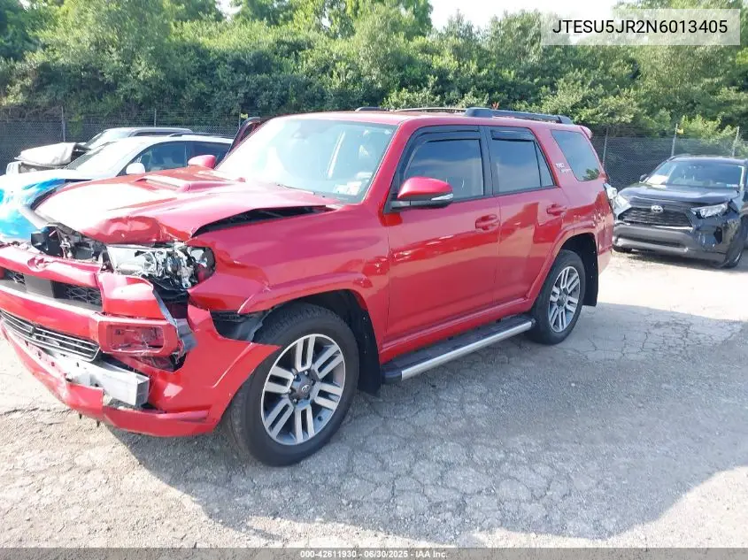 2022 Toyota 4Runner Trd Sport VIN: JTESU5JR2N6013405 Lot: 42611930
