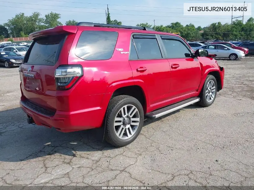 2022 Toyota 4Runner Trd Sport VIN: JTESU5JR2N6013405 Lot: 42611930