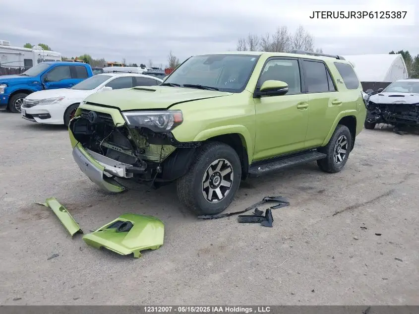 2023 Toyota 4Runner VIN: JTERU5JR3P6125387 Lot: 12312007X