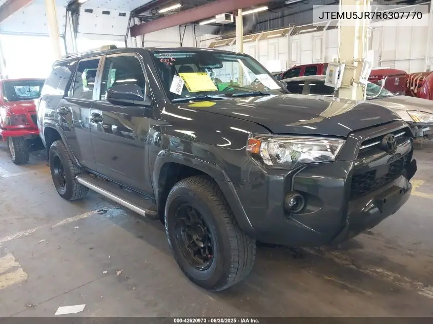 2024 Toyota 4Runner Sr5 VIN: JTEMU5JR7R6307770 Lot: 42620973