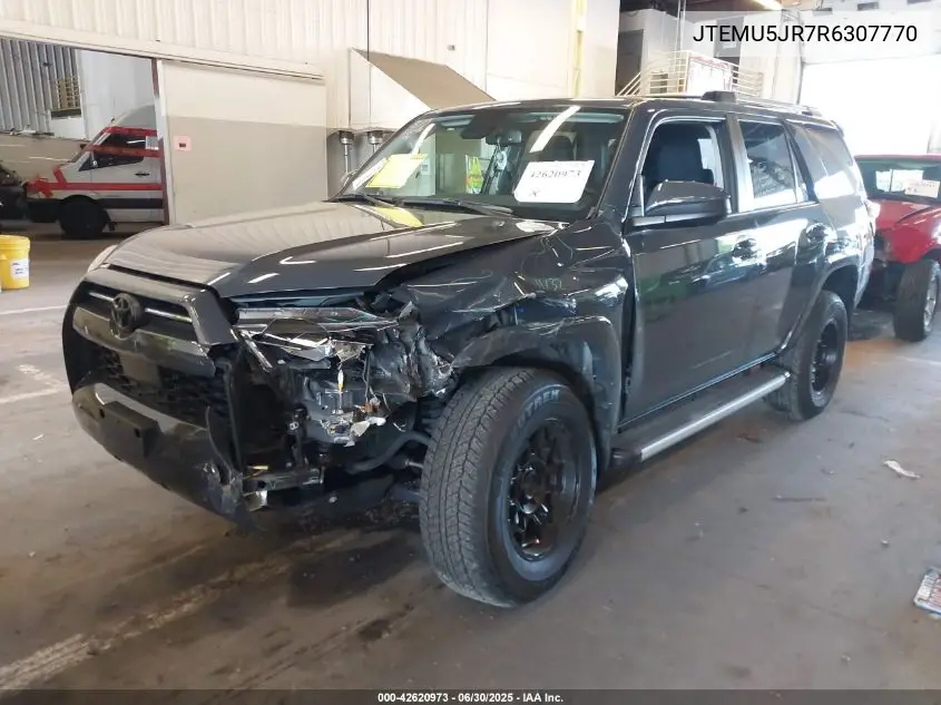 2024 Toyota 4Runner Sr5 VIN: JTEMU5JR7R6307770 Lot: 42620973