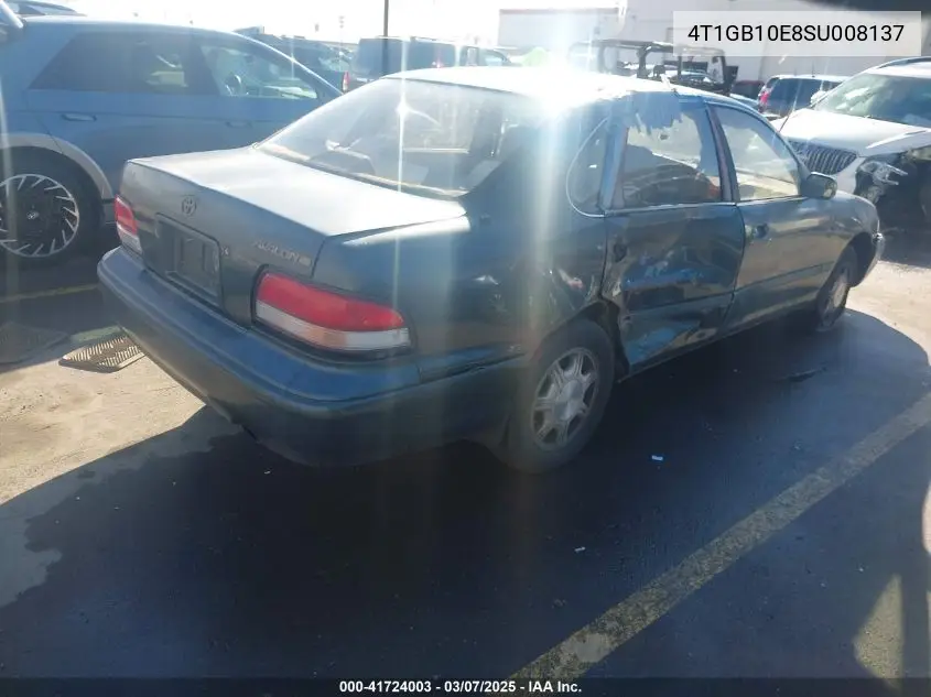 1995 Toyota Avalon Xl VIN: 4T1GB10E8SU008137 Lot: 41724003