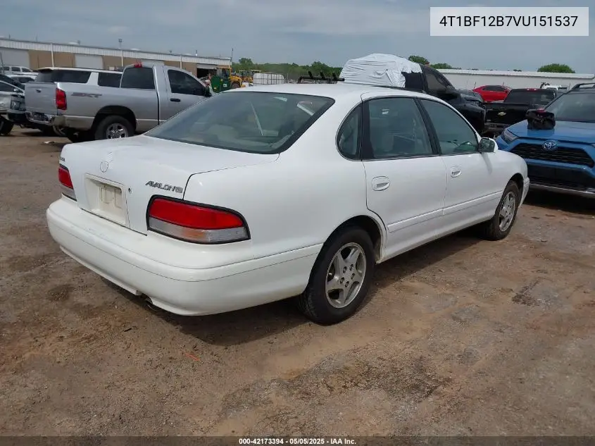 1997 Toyota Avalon Xl VIN: 4T1BF12B7VU151537 Lot: 42173394
