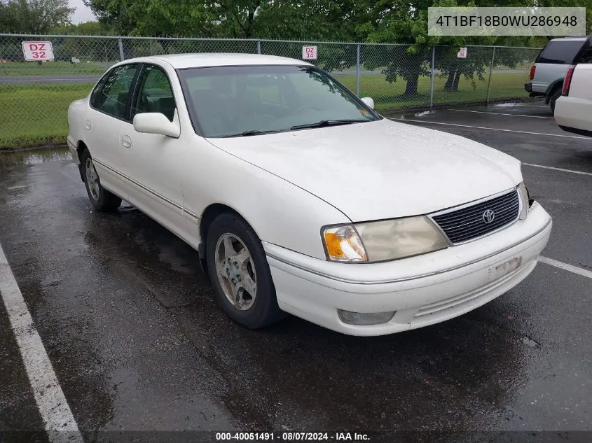 1998 Toyota Avalon Xls VIN: 4T1BF18B0WU286948 Lot: 40051491