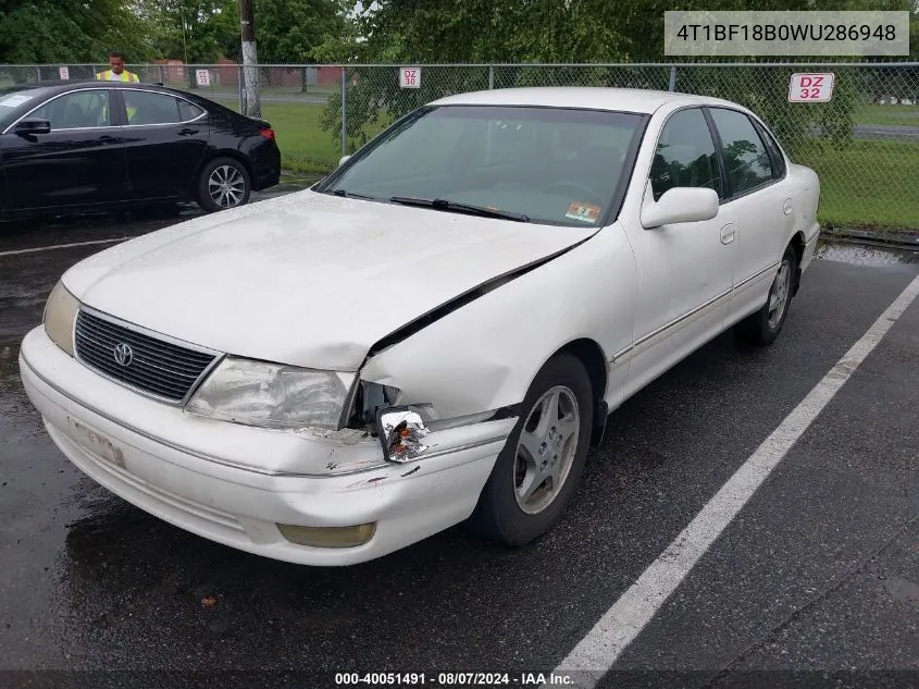 1998 Toyota Avalon Xls VIN: 4T1BF18B0WU286948 Lot: 40051491