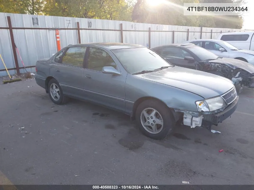 1998 Toyota Avalon Xl/Xls VIN: 4T1BF18B0WU234364 Lot: 40588323