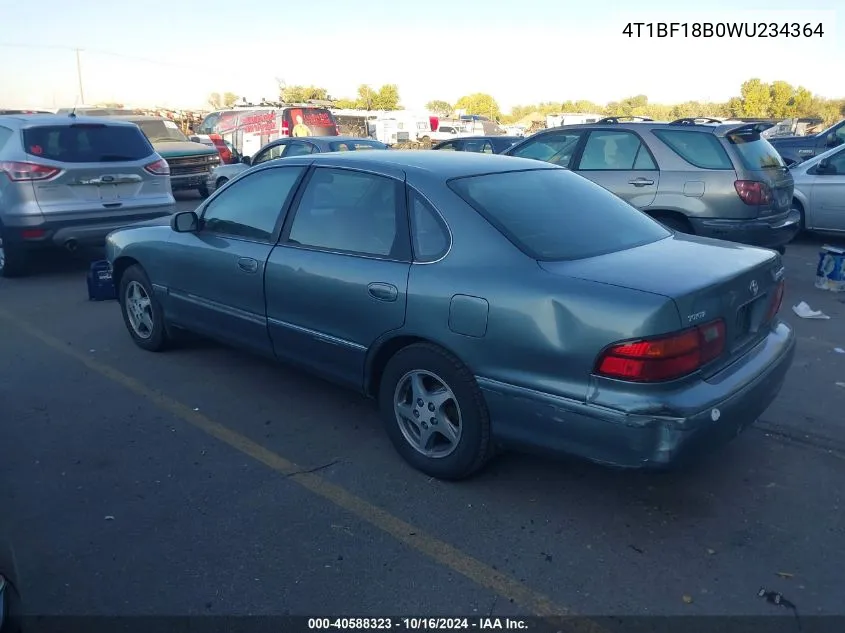 1998 Toyota Avalon Xl/Xls VIN: 4T1BF18B0WU234364 Lot: 40588323