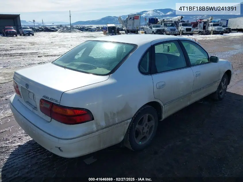 1998 Toyota Avalon Xl VIN: 4T1BF18B5WU241391 Lot: 41646869