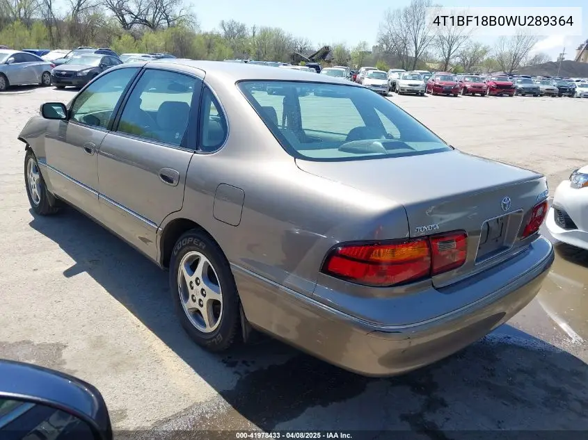 1998 Toyota Avalon Xl VIN: 4T1BF18B0WU289364 Lot: 41978433
