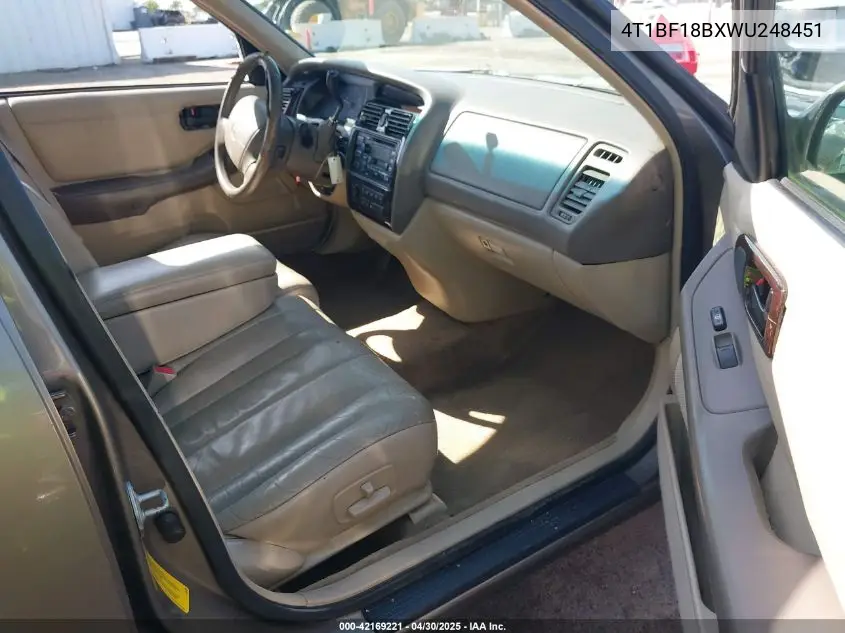 1998 Toyota Avalon Xls VIN: 4T1BF18BXWU248451 Lot: 42169221