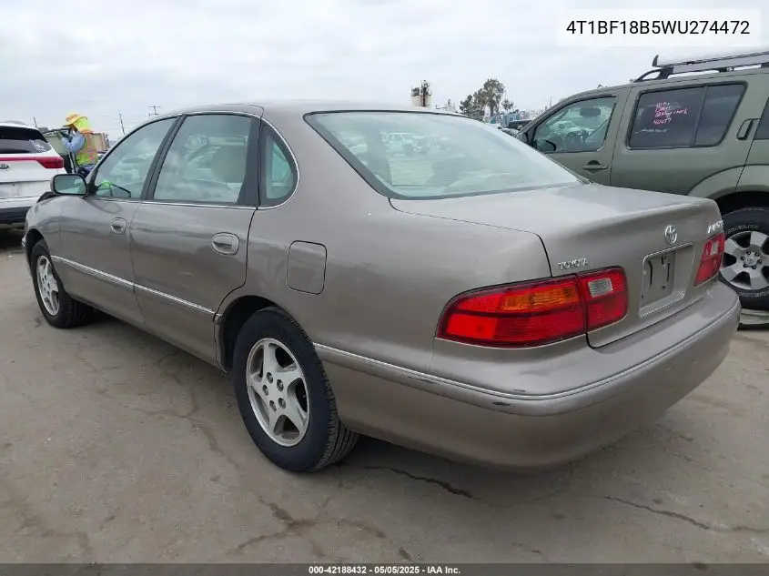 1998 Toyota Avalon Xls VIN: 4T1BF18B5WU274472 Lot: 42188432